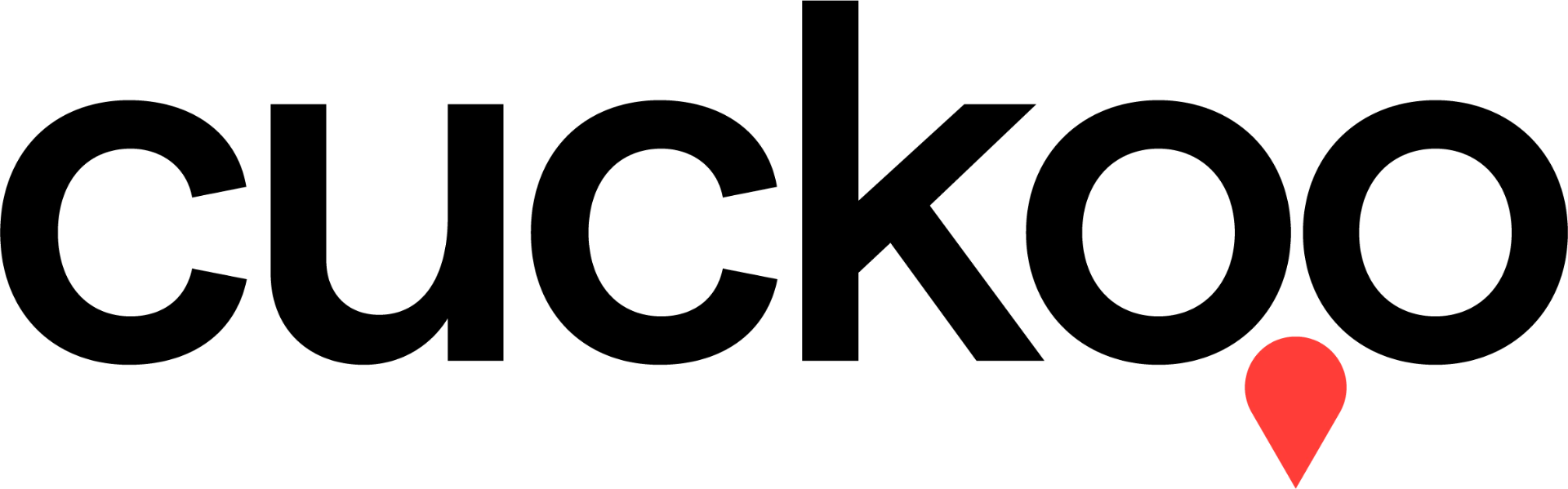 Cuckoon logo, musta
